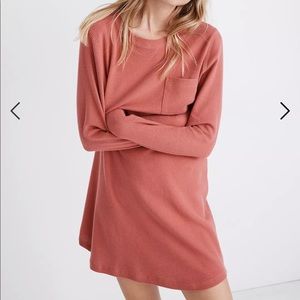 Madewell Honeycomb Pajama Dress • small • coral • EUC